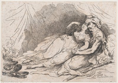 El amor en Oriente de Thomas Rowlandson