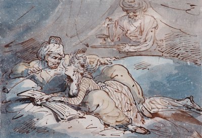 Amor en el Este, c.1787 de Thomas Rowlandson