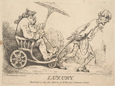 Lujo, [1781] reeditado 1786-95 de Thomas Rowlandson