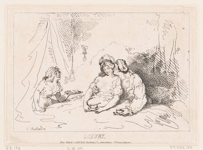 Lujo, 7 de marzo de 1786 de Thomas Rowlandson