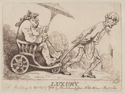 Lujo, 7 de octubre de 1780 de Thomas Rowlandson