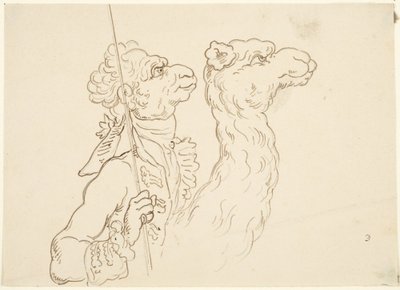El hombre y el camello de Thomas Rowlandson