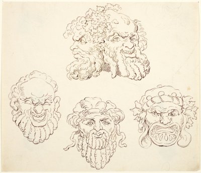 Mascarillas de Thomas Rowlandson