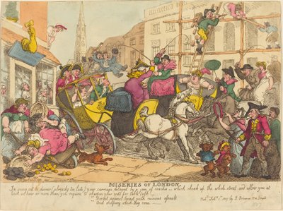 Miserias de Londres de Thomas Rowlandson