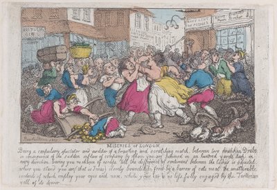 Miserias de Londres, 1807-08 de Thomas Rowlandson