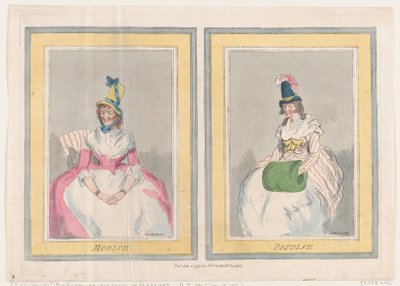 Moderno y Prudente, 1 de diciembre de 1791 de Thomas Rowlandson