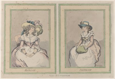 Moderno y prudente, 1 de diciembre de 1791 de Thomas Rowlandson