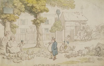 El Sr. y la Sra. Jolly en su casa de campo de Thomas Rowlandson