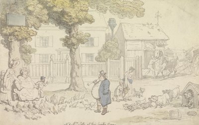 El señor y la señora Jolly en su casa de campo de Thomas Rowlandson