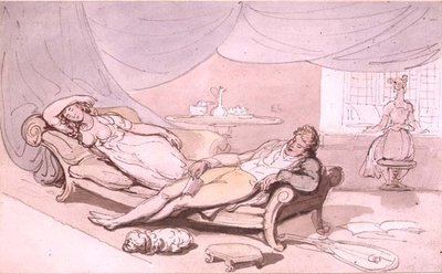 Música en casa de Thomas Rowlandson