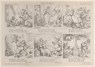 Mi esposa!, 16 de noviembre de 1815 de Thomas Rowlandson