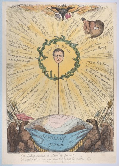 Napoleón Le Grande, 2 de diciembre de 1813 de Thomas Rowlandson