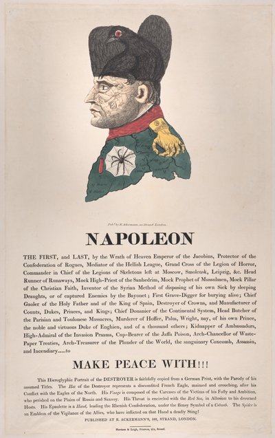 Napoleón, marzo de 1814 de Thomas Rowlandson