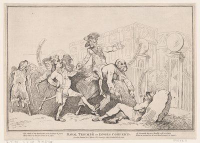 Triunfo naval, o favores conferidos, 13 de noviembre de 1780 de Thomas Rowlandson