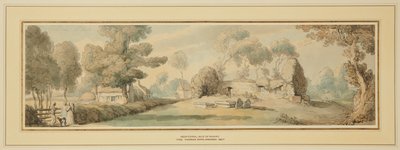 Ciudad nueva, iglesia vieja (isla de Wight) de Thomas Rowlandson