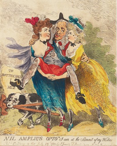 Nil Amplius Opto Estoy en la Cima de mis Deseos de Thomas Rowlandson