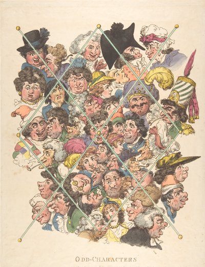 Personajes extraños de Thomas Rowlandson