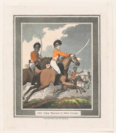 Protección Lateral, Nueva Guardia, 1 de septiembre de 1798 de Thomas Rowlandson