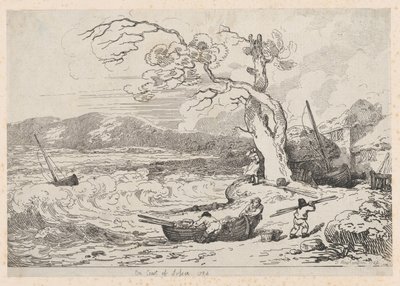 En la costa de Sussex, 1784-85 de Thomas Rowlandson