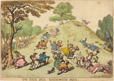 One Tree Hill, Parque de Greenwich de Thomas Rowlandson