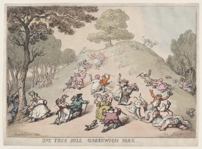 One Tree Hill, Greenwich Park, 1802 de Thomas Rowlandson