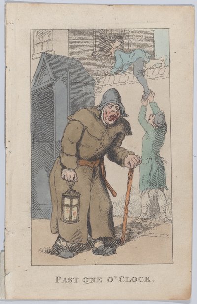 Pasada la una en punto, 1820 de Thomas Rowlandson
