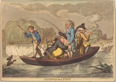 Paciencia en un Bote de Thomas Rowlandson