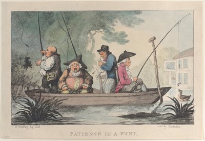 Paciencia en un puntal, 1811 de Thomas Rowlandson