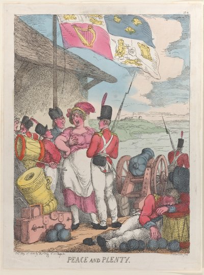 Paz y abundancia, 8 de marzo de 1814 de Thomas Rowlandson