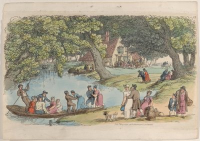 Placa 15, del Mundo en Miniatura de Thomas Rowlandson