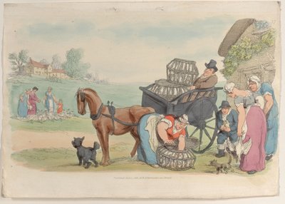 Placa 17, del Mundo en Miniatura, 1816 de Thomas Rowlandson