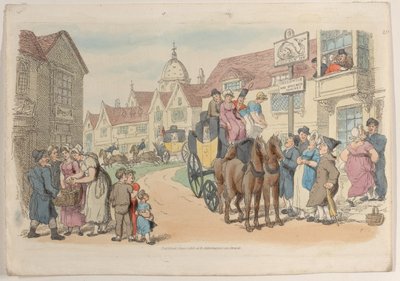 Placa 19, del Mundo en Miniatura de Thomas Rowlandson