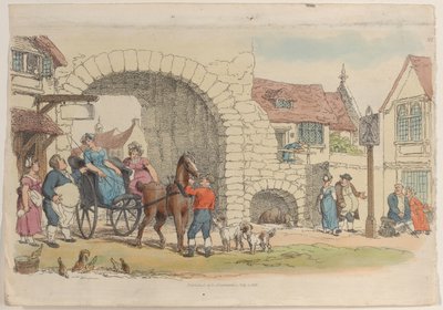 Placa 21, del Mundo en Miniatura, 1816 de Thomas Rowlandson