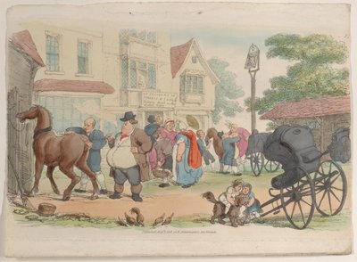 Placa 27, del Mundo en Miniatura, 1816 de Thomas Rowlandson