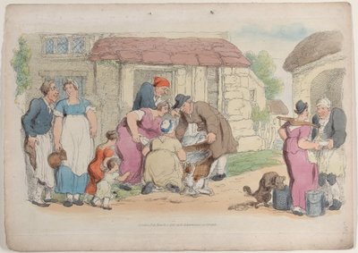 Placa 2, del Mundo en Miniatura, 1816 de Thomas Rowlandson