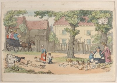 Placa 32, del Mundo en Miniatura, 1816 de Thomas Rowlandson