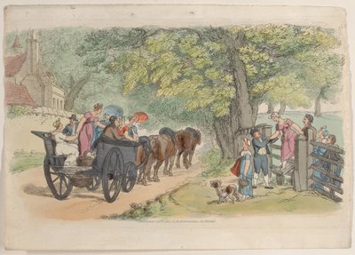 Placa 33, del Mundo en Miniatura, 1816 de Thomas Rowlandson