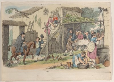 Placa 34, del Mundo en Miniatura, 1816 de Thomas Rowlandson