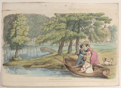 Placa 35, de World in Miniature de Thomas Rowlandson