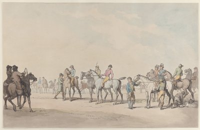 Preparación para la carrera de Thomas Rowlandson