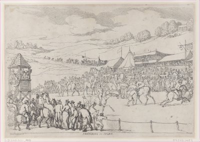Preparándose para partir, 30 de septiembre de 1811 de Thomas Rowlandson