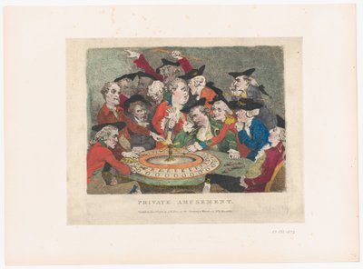 Diversión privada, 1 de enero de 1786 de Thomas Rowlandson