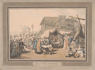 Carreras [juego de seis]:  4. Entre mangas de Thomas Rowlandson