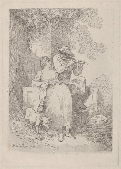 Descanso del trabajo en días soleados de Thomas Rowlandson