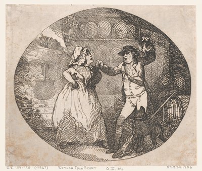 Regreso del deporte, 1786 de Thomas Rowlandson