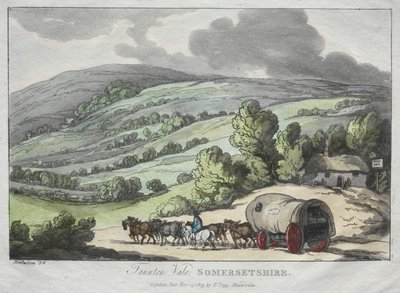 Bocetos de Rowlandson de la naturaleza: Taunton Vale, Somersetshire de Thomas Rowlandson