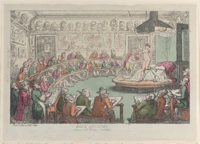 Real Academia, Somerset House, Londres de Thomas Rowlandson