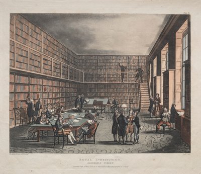 Institución Real, Calle Albemarle, 1809 de Thomas Rowlandson