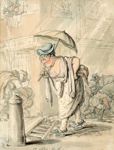 Clima triste y descuidado de Thomas Rowlandson