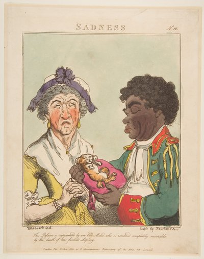 Tristeza, 21 de enero de 1800 de Thomas Rowlandson